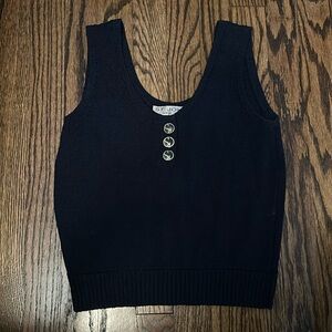 Vintage St. John Navy Sweater tank